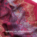 New design 100% wholesale cashmere shawl with fur